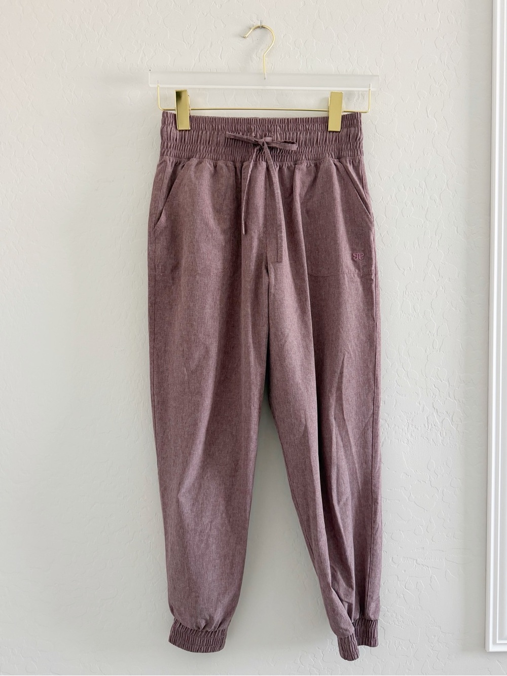 Albion Destination Joggers in Heather Maroon Size S Petite - Picture 3 of 9